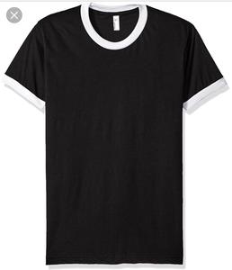 Vente en gros directement de l'usine OEM personnalisable nouvelle mode à la mode sonnerie t-shirt tissu jersey respirant grande taille logo avant - Product Image 5