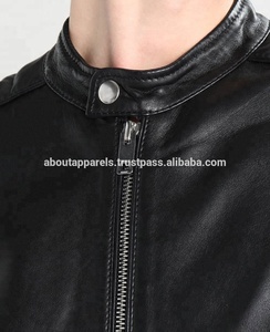 2026 New Trendy Fashion Men Autumn Winter Wholesale Genuine Sheepskin Leather Motorbike <b>Jacket</b> & Coats - Product Image 6