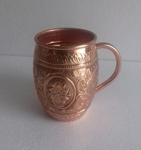 Tasse en céramique Moscow Mule en cuivre pur avec poignée pour la rentrée des classes - Product Image 3