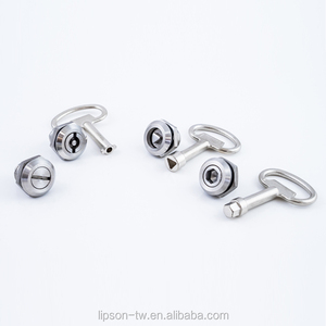 Cerradura de Acero Inoxidable con Pestillo de Leva de Cabeza Triangular para Aplicaciones de Pilas de Carga y Postes Inteligentes LM-705-3-SS - Product Image 3