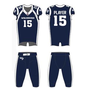 Uniformes de Fútbol Americano Hechos a Medida, Ropa Deportiva de Alta Calidad con Bordado de Sarga, Estilo Deportivo, Camisetas de Fútbol con Patrón en Blanco 2026 - Product Image 1