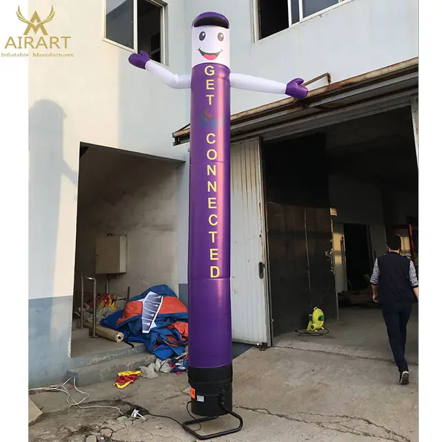 Inflatable ट्यूब आदमी आकाश हवा कठपुतली नर्तकी निराला लहराती पवन उड़ान नृत्य आदमी के लिए DIY