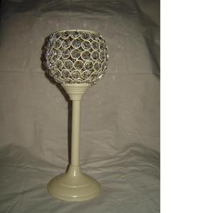 Boule de cristal argenté Décoration de mariage Chandelier Autres bougeoirs Lanternes Bocaux à bougies - Product Image 1
