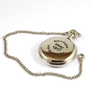 Coque de montre de poche en laiton au fini Nickel PW814 - Product Image 4