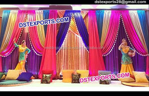 Punjabi boda Jaggo noche decoración Props Phulkari decorado boda Jaggo Punjab Jaggos noche boda decoración - Product Image 6