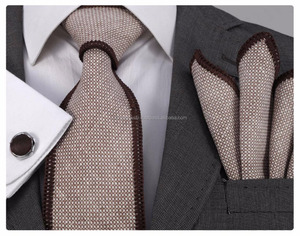 Lienen Corbata bolsillo cuadrado y gemelos conjunto corbata, corbata, gravate, krawatte, corbata, corbata de moda hecha a mano en Turquía - Product Image 1