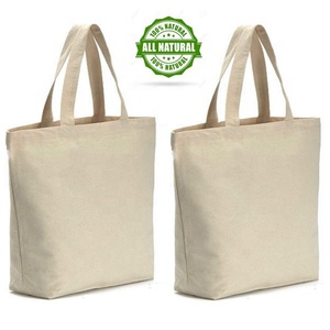 <b>Small</b> Reusable Striped <b>Canvas</b> Shopping Tote <b>Bag</b> Eco-Friendly for Grocery Shopping - Product Image 2