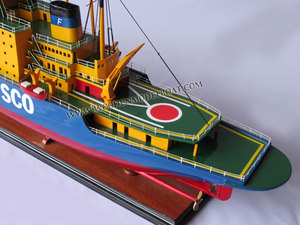 KAPITAN KHLEBNIKOV Modèle de bateau en bois fait à la main Nouveauté Cadeaux Modèle d'artisanat - Product Image 2