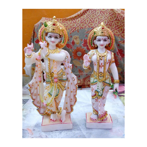 หินอ่อนกฤษณะรูปปั้นทางศาสนา - Product Image 1