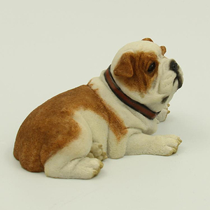 <span class=keywords><strong>Statue</strong></span> de <span class=keywords><strong>bouledogue</strong></span> français <span class=keywords><strong>anglais</strong></span>, Sculpture d'animaux en fibre de verre, taille de vie moderne, en résine - Product Image 2