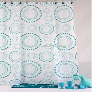 Navy Blue Shower <b>Curtain</b> . - Product Image 1