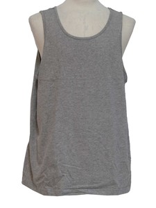 Camiseta sin mangas con chaleco de gimnasio rojo con estampado informal transpirable de talla grande personalizable - Product Image 2