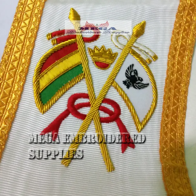 Masonic regalia 33 degree sash with bullion fringe