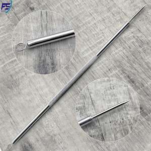 Outils d'extraction de comédons, en acier inoxydable de haute qualité, 4 pièces, pour enlever les points noirs et les têtes blanches, pour la maison - Product Image 2