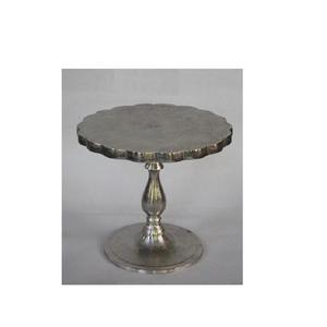 Mesa de aluminio fundido con acabado de níquel rugoso, también disponible en pulido de espejo, muebles de Metal pequeños para el hogar - Product Image 3