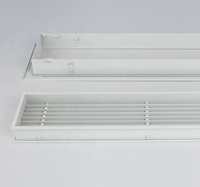 Grilles de barre d'air de retour linéaire à noyau amovible HVAC