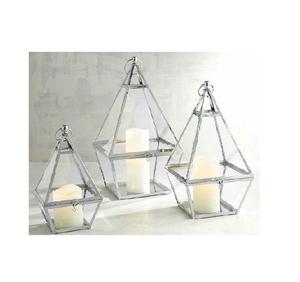 Handmade <b>Silver</b> Classic <b>Lantern</b> Customizable Metal Outdoor Home Decor Available for Weddings for Outdoor Occasions - Product Image 6