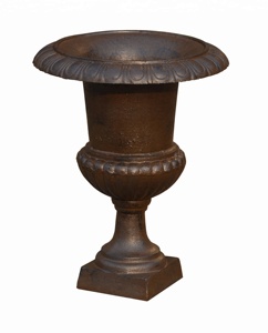 Pots de plantes Vintage en fer forgé, pot de grande taille pour jardin, vente en gros - Product Image 4
