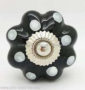 OMG Industries Handler Bouton en céramique peinte pour armoire tiroir cuisine porte et fenêtre pour chambre extérieur entrepôt utilisation - Product Image 1