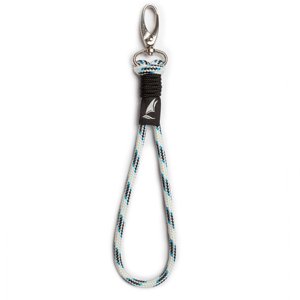 LLAVERO NAUTICO BLANCO - Llavero Náutico, Regalo Marino, Cuerda Hecha a Mano, Felicidad - Product Image 1