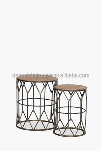 โต๊ะข้างแท่นโลหะมันวาว - Product Image 4