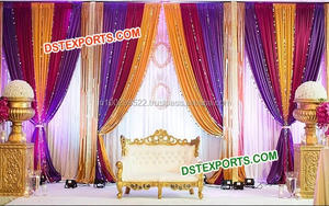 Conjunto de escenario de boda, Panel de fibra de estilo abierto, diseño de escenario, recepción, nuevo diseño - Product Image 2