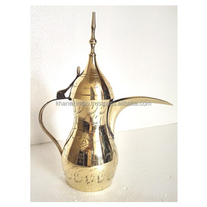 Service à café et à thé en laiton antique arabe - Product Image 3