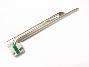 Hojas de laringoscopio de fibra óptica de acero inoxidable de un solo uso Base de instrumentos quirúrgicos - Product Image 2