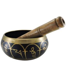 ชามร้องเพลงทองเหลืองชามร้องเพลงโบราณทำมือดีไซน์ตามสั่งขายส่งจากอินเดีย - Product Image 1