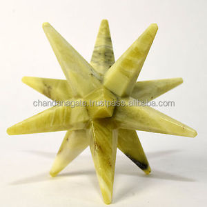 Haute qualité cristal merkaba étoile serpentine merkaba 12 Points Reiki Guérison cristal quartz merkaba étoile pierre précieuse En Gros - Product Image 5