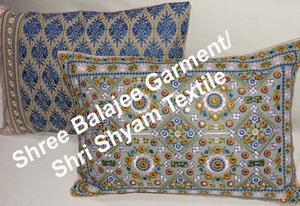 Colorido bohemio sofá funda de almohada bordado acento sofá Tiro en azul hecho de algodón para decoración del hogar - Product Image 5