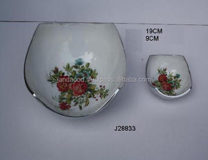 Bol en aluminium coulé à motif floral de haute qualité bol de service en métal bol de service en émail à salade utilisation cadeau disponible prix de gros - Product Image 2