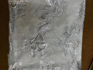 Pañuelo de cabeza de gasa de seda tejido Lurex SILVER para damas rusas en Oregón y Alaska - Product Image 2