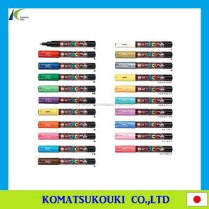 Stylo marqueur permanent industriel unique "Dermatographe" 7600(12 couleurs) pour métal, verre, plastique, bois, fabriqué au Japon - Product Image 4