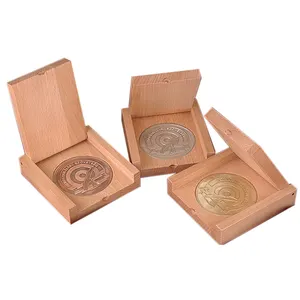 alanex匈牙利定制木制硬币展示盒