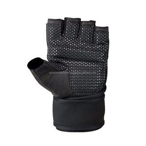 Gants de fitness demi-doigt antidérapants unisexes Gants en cuir pour le cyclisme et l'haltérophilie - Product Image 2