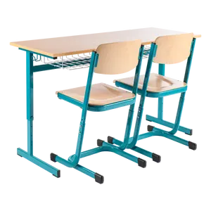 Escritorio y silla para estudiantes, para aula - Product Image 1