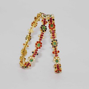 Bracelet en argent sterling 925 plaqué or multi-pierres naturelles Bracelet en argent sterling Bijoux de créateur en argent pour la vente en gros - Product Image 4