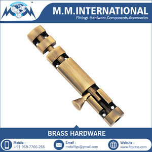 Custom Brass Rectangle <b>Tower</b> <b>Bolts</b> - Product Image 4