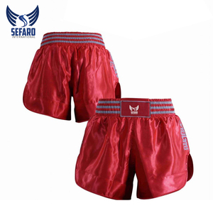 กางเกงขาสั้นมวยไทยขาสั้นสำหรับผู้ชายกางเกงต่อยมวยระบายอากาศได้ดี - Product Image 5