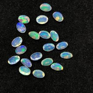 3mm 4mm 5mm ópalo etíope Natural corte ovalado calibrado piedras preciosas sueltas mayorista a precio de fábrica piedras para ajuste de joyería - Product Image 1