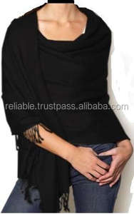 ผ้าพันคอและผ้าคลุมไหล่แบบดั้งเดิมที่ดีที่สุดในตลาดผ้าแคชเมียร์คุณภาพสูงผ้าแคชเมียร์ฤดูหนาว Pashmina ห่ออเนกประสงค์ที่ทันสมัย - Product Image 5