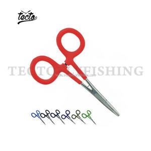 Tecto-Pinzas de pesca de Material de acero inoxidable, tijeras de atado de moscas, herramientas de pesca, deportes y entretenimiento - Product Image 1
