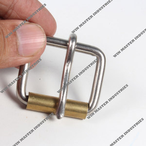 Pin de rodillo de latón, hebilla de cinturón sin níquel - Product Image 1