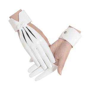 Women's Fingerless PU Leather <b>Pole</b> Dancing Punk Gloves Female Comfortable Soft Genuine Leather <b>Pole</b> <b>Dance</b> Glove Ladies - Product Image 2