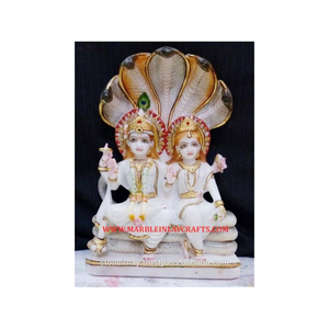 Marble Vishnu Laxmi Statue - Product Image 1