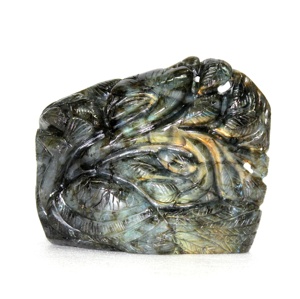 Estatua tallada de Buda, labradorita Natural de alta calidad, todos los tamaños disponibles, escultura hecha a mano - Product Image 4