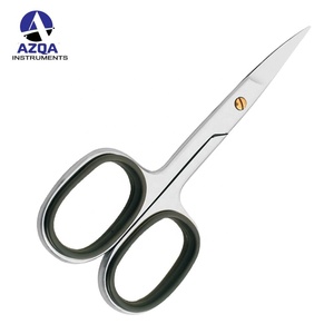 Ciseaux à cuticules incurvés en titane arc-en-ciel, 3,5 pouces, pour un soin sûr des cuticules et des sourcils - Product Image 4