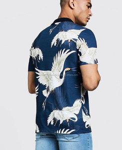 Polo de golf en coton brodé avec impression personnalisée en vrac chemises de sport pour hommes polos respirants avec logo broderie décontractée par sublimation - Product Image 3