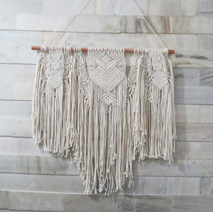 Décoration intérieure Tenture murale tissée à la main Décoration artistique moderne Tentures murales en macramé Décoration murale d'Inde - Product Image 4